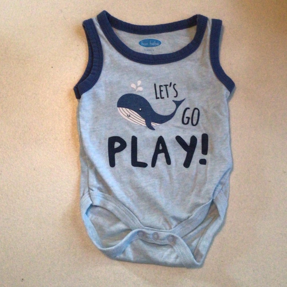Bon Bebe Blue Whale Bodysuit
